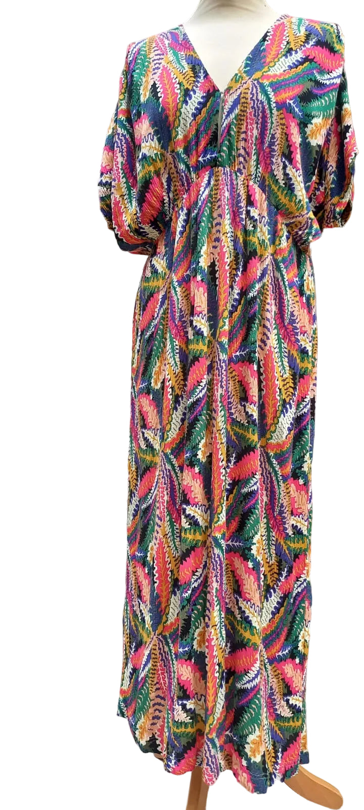 Robe longue multicolore "Rue Mazarine"