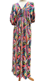 Robe longue multicolore "Rue Mazarine"