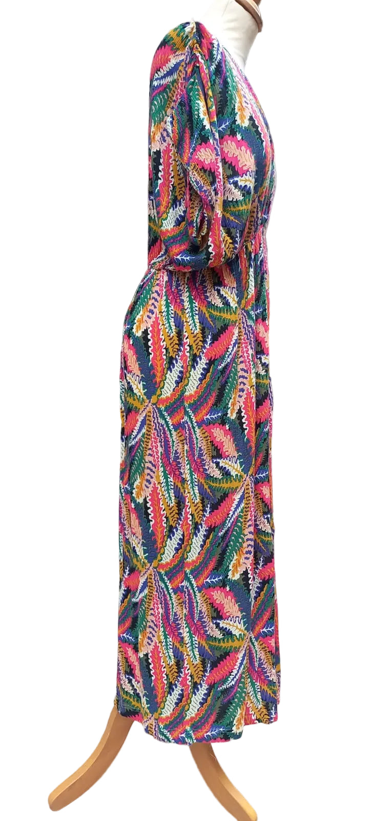 Robe longue multicolore "Rue Mazarine"