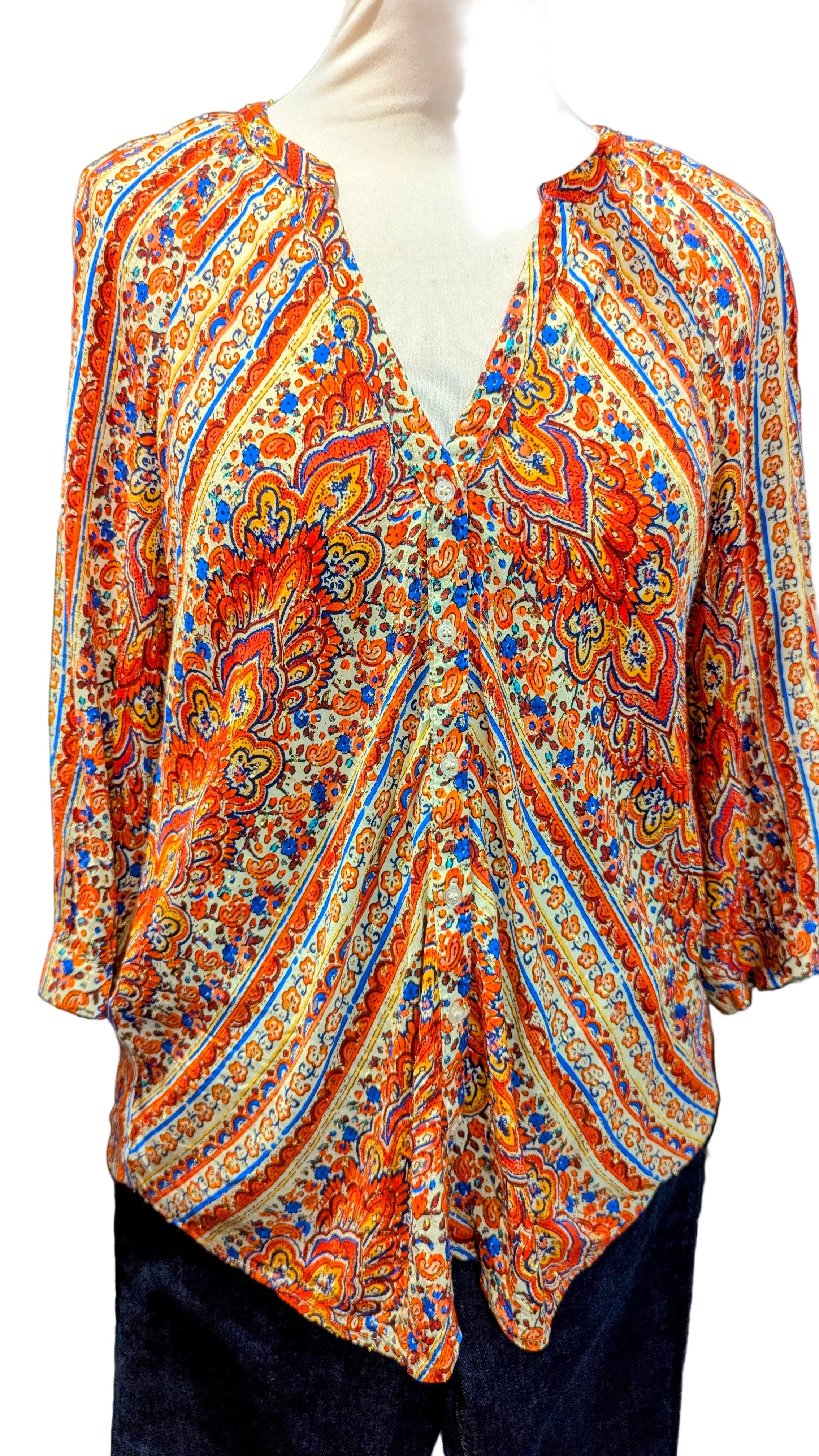 Top boutonné "Elora"